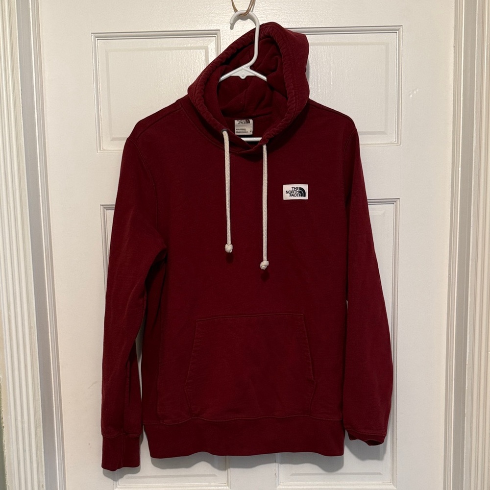 The North Face Burgundy Hoodie – Size M